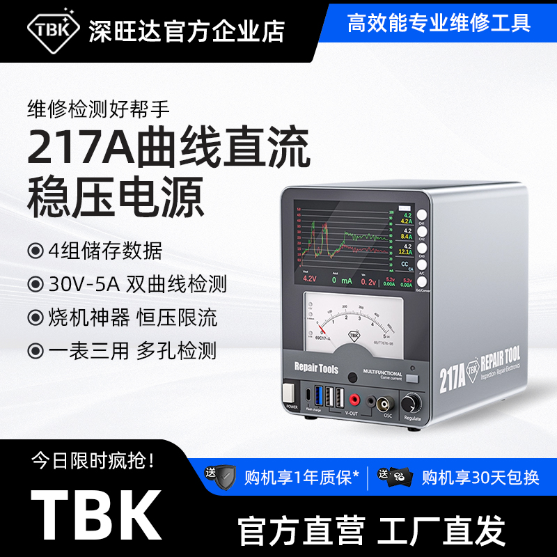 双曲线显示电流表电压表TBK