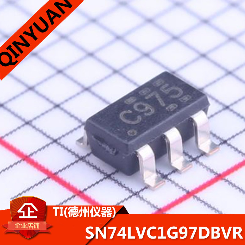 原装芯片 sn74lvc1g97dbvr ti(德州仪器 sot-23-6 c975逻辑门芯片