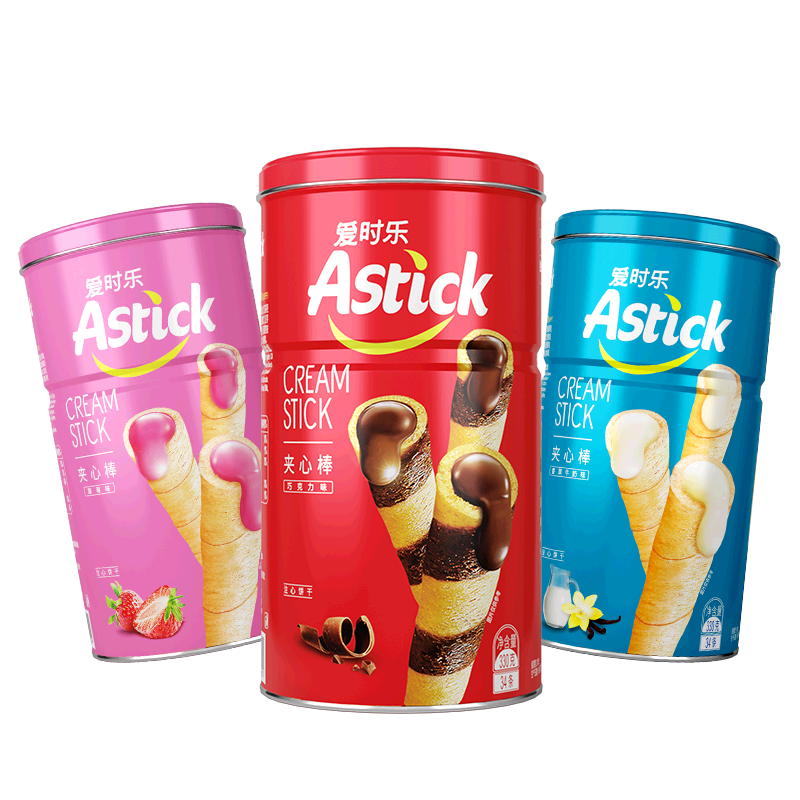 [ 618 Advance sale] Astick When love music Sandwich bar 330g*5 Granville biscuit Chicken rolls leisure time snacksin the Snacks/Nuts/Specialty , Biscuit/Popped , Expanded Food  category - from Buy2taobao.com to provide professional Taobao agent buy service