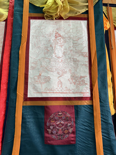 德格纯手工藏纸印刷精美工艺制作版画非遗传承