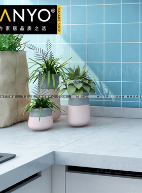蓝色九宫格马赛克 亮光釉面格子砖 简约现代浴室卫生间厨房墙面砖