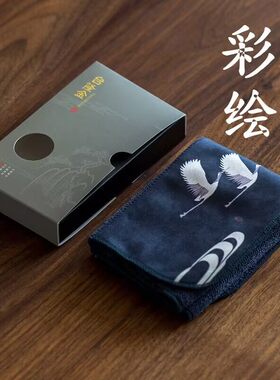 台隆金禅意加厚茶巾方巾吸水茶桌布功夫茶具毛巾抹布茶席茶台茶垫