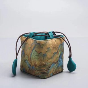 中式茶具旅行包便携式手提包一壶两杯套装防震收纳包茶道零配件