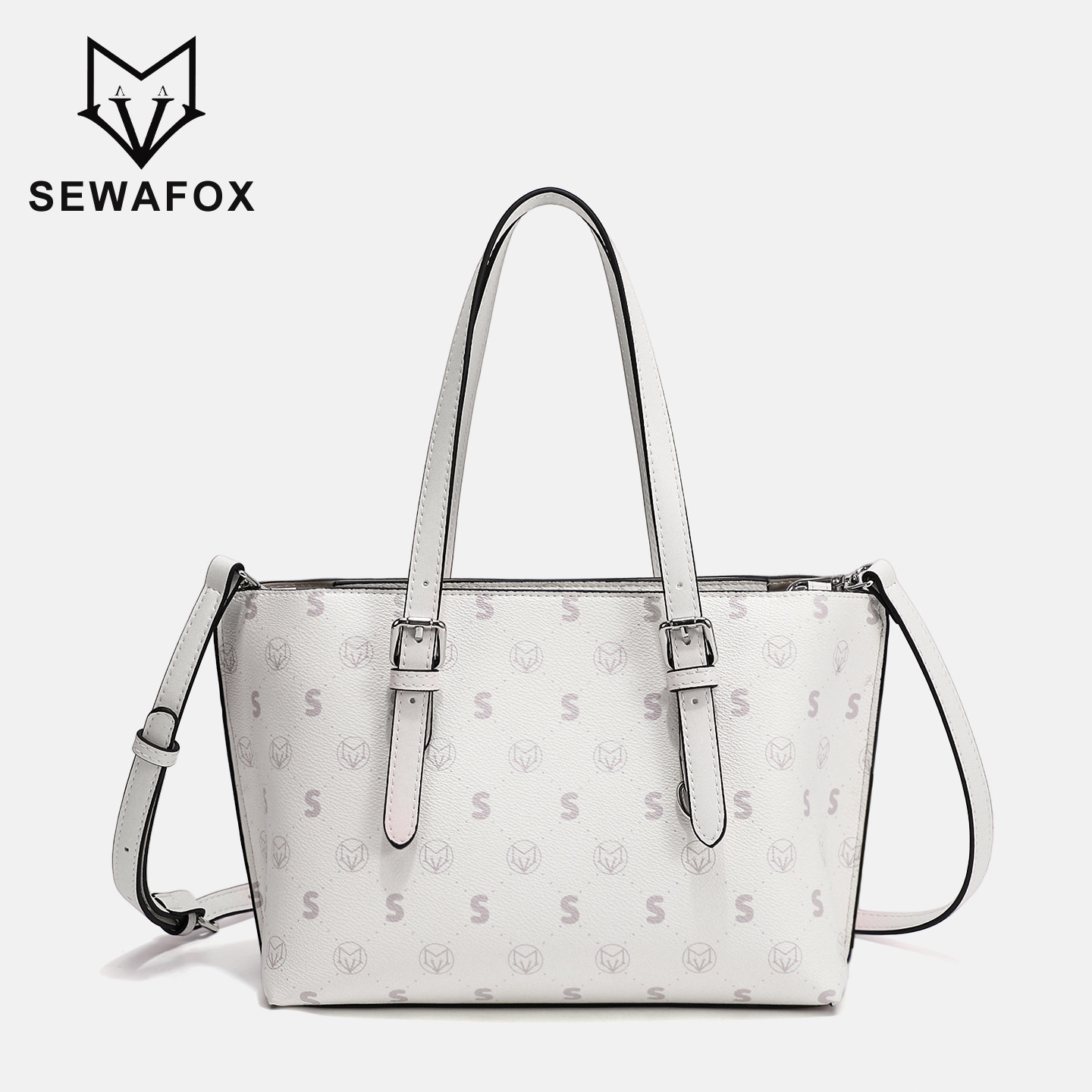 SEWAFOX手提托特包女上班通勤包2026新款高级感小众单肩包斜挎包