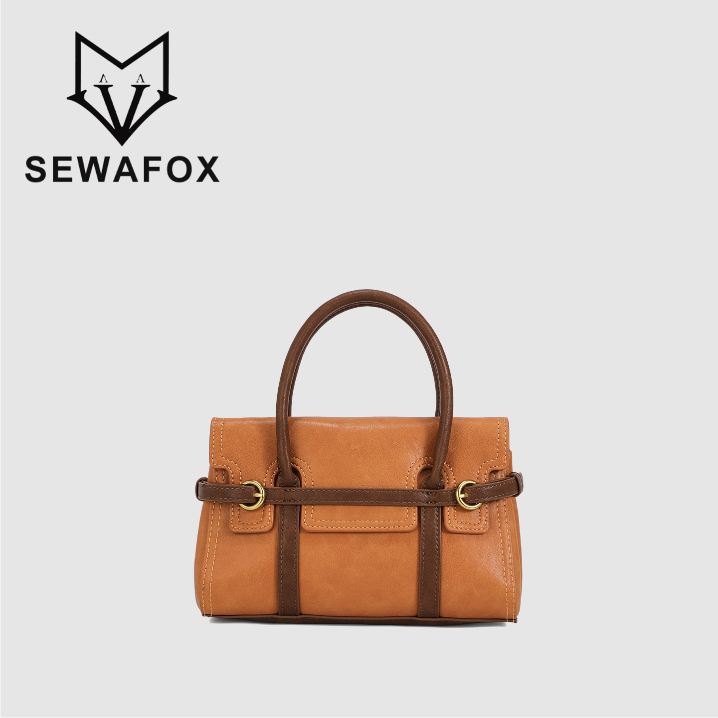 SEWAFOX皮质通勤2026新款斜挎包高级感小众不撞款复古单肩斜挎女