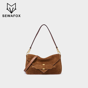 SEWAFOX塞瓦狐信封包秋冬新品小方包信函包高级感单肩手提斜挎包