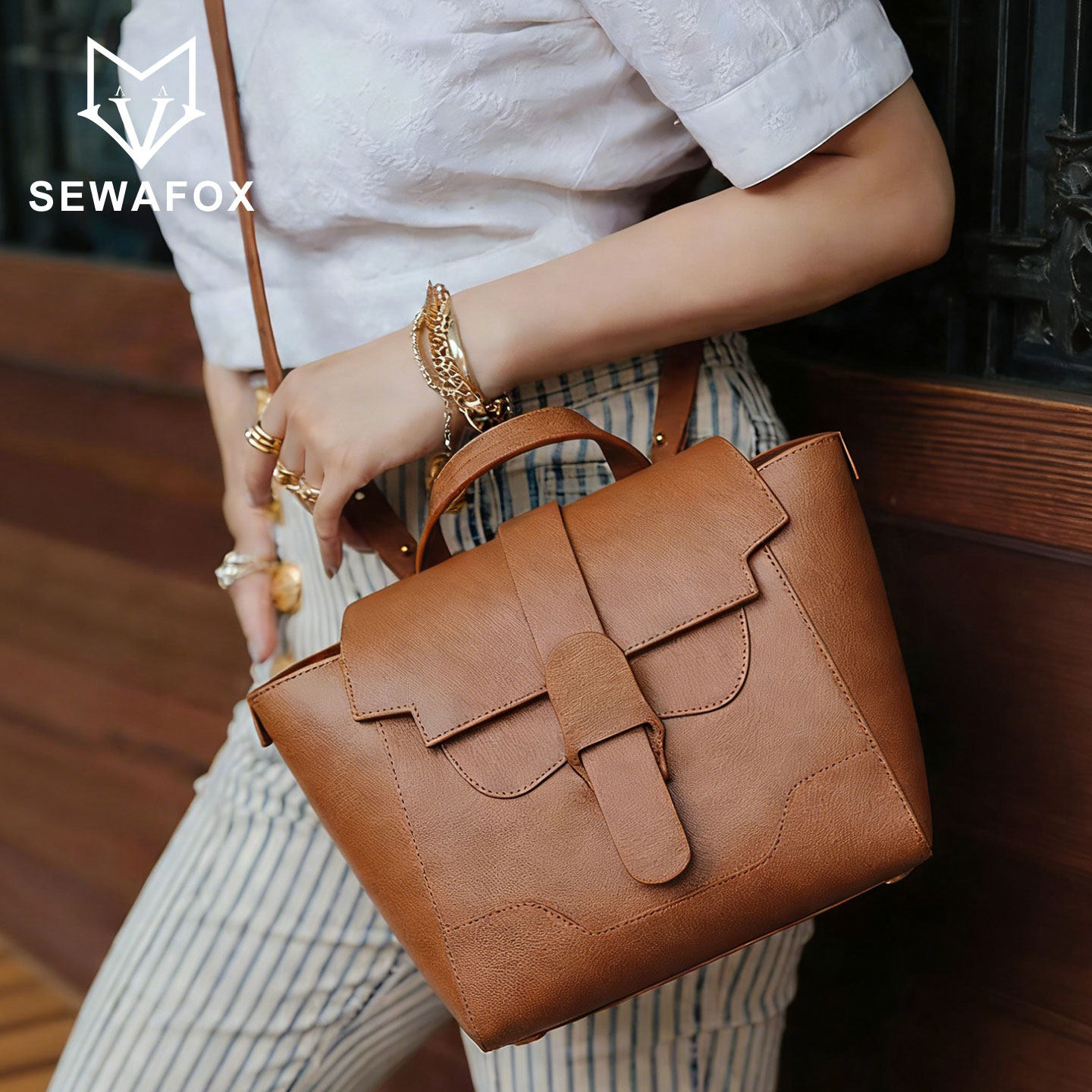 高级感休闲大师包背包手提大包大容量小众双肩通勤单肩斜挎女包包