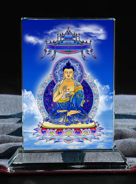 东方阿閦佛不动佛水晶摆件定制