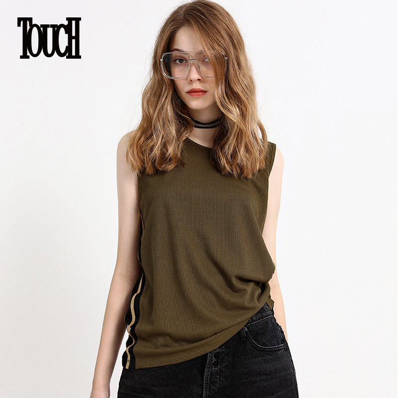 touchÅ®×°2018пîʱÉмòÔ¼ÎÞÐäÉÏÒÂÏÔÊݰٴîÕëÖ¯ÉÀ´òµ×±³ÐÄÅ®ÏÄ