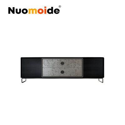 诺曼邸创意设计师家具Talento Up Sideboard实木高档豪宅铝边柜