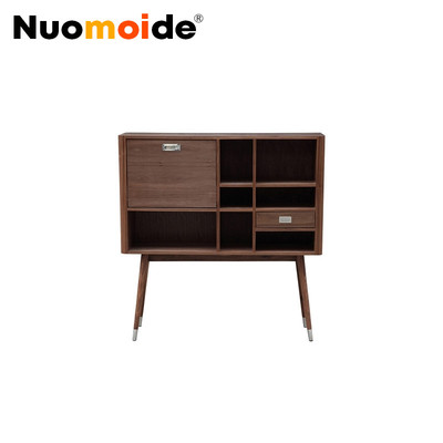 北欧现代实木轻奢书柜