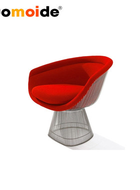 诺曼邸设计师家具platner lounge chair普拉特纳钢丝椅客厅休闲椅