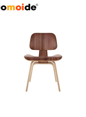 诺曼邸设计师家具 eames molded plywwood dining chair曲木餐椅