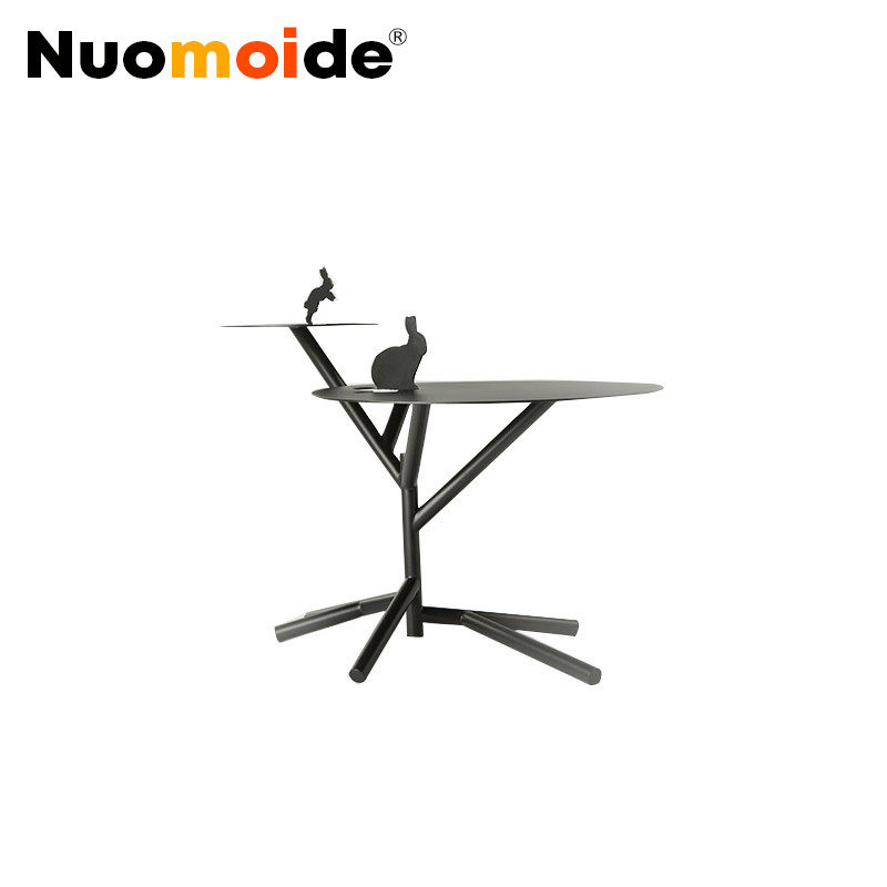 诺曼邸原创设计师家具birdtable/小鸟桌金属边几角几个性边桌