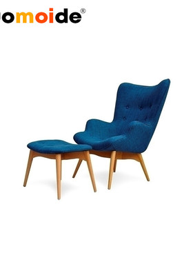 诺曼邸设计师家具CONTOUR LONGUE CHAIR轮廓椅北欧简约客厅休闲椅