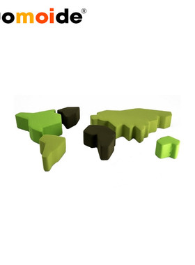 诺曼邸创意设计师家具 ottomap sofa/地图沙发 高档布艺沙发组合
