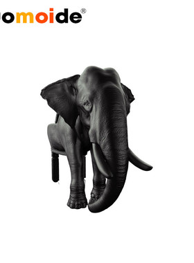 诺曼邸原创设计师家具 elephant chair/大象椅 动物真皮创意座椅