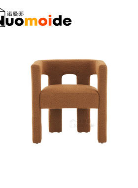 诺曼邸创意设计师意大利进口面料Rosaline Chair时尚极简休闲餐椅