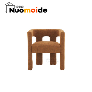 诺曼邸创意设计师意大利进口面料Rosaline Chair时尚极简休闲餐椅