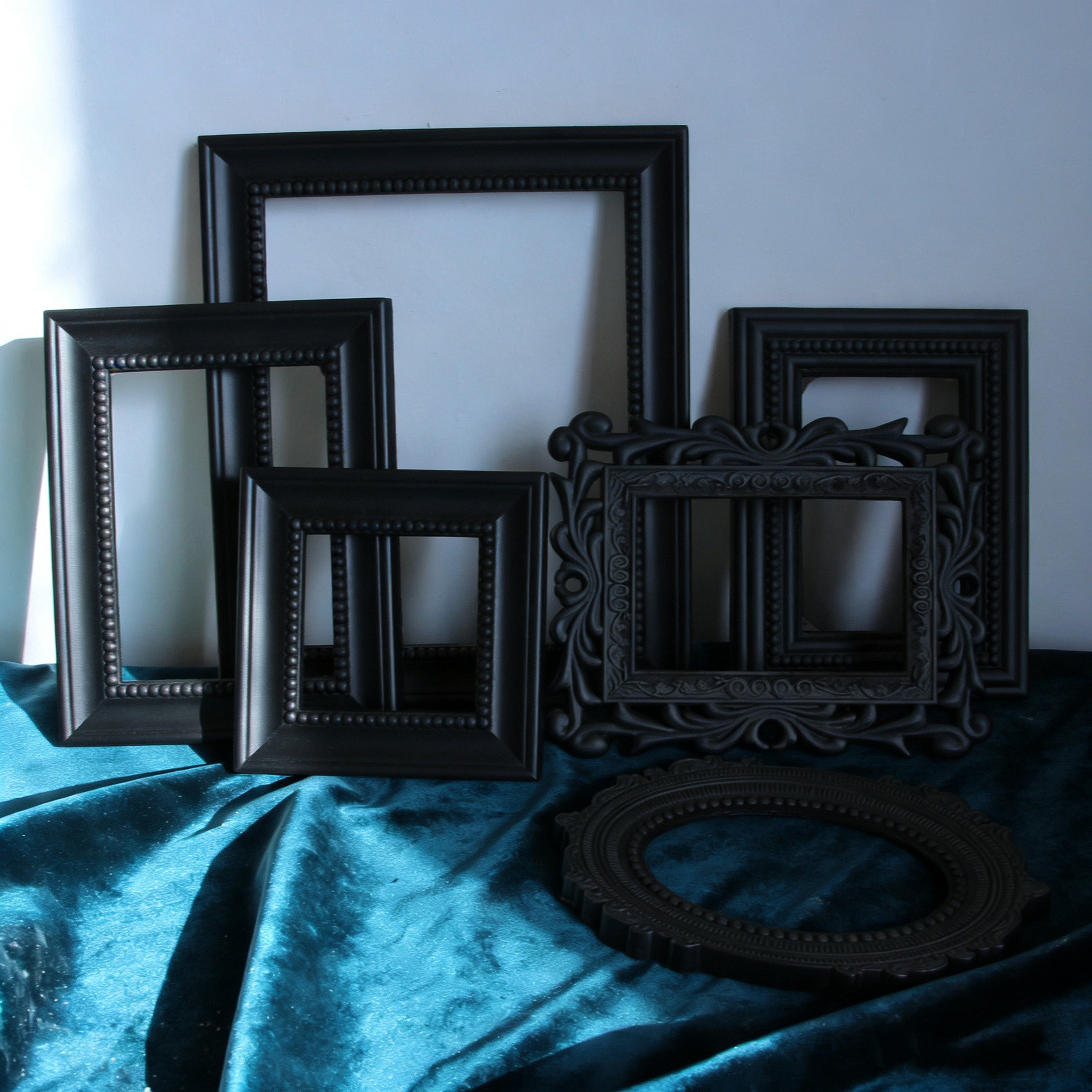 黑色新款墙饰复古ins毛坯素材木质相框欧式镜框画框拍摄道具,家居饰品,壁饰,淘宝优惠券,粉丝福利购,淘宝优惠卷