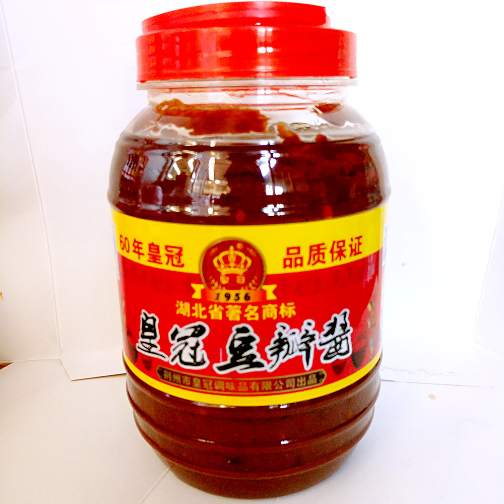 荆州特产1kg皇冠豆瓣酱正宗荆沙酱蚕豆瓣酱 酱香浓郁 包邮