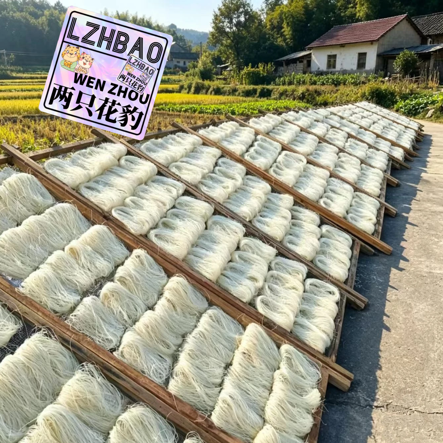 温州粉干永嘉特产珍溪细粉干农家自制米粉米线粉丝5斤包邮