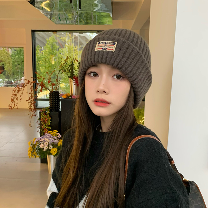 韩系时尚百搭保暖针织帽帽子