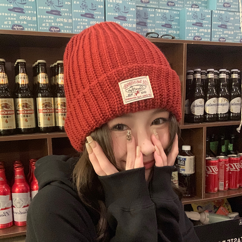 美式复古针织帽情侣秋冬保暖冷帽