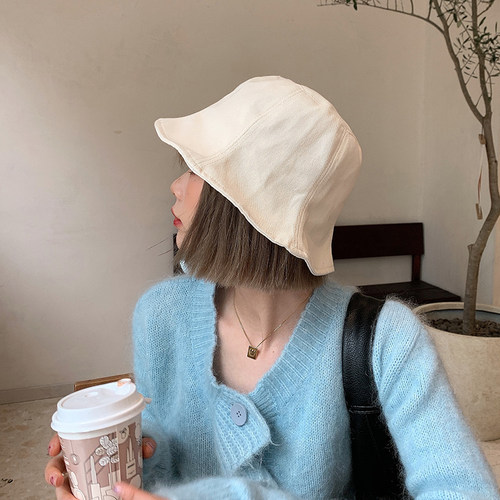 可爱西本春秋大檐防晒户外渔夫帽