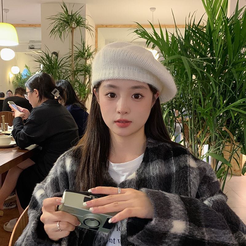 帽子贝雷帽出游百搭休闲女春秋冬