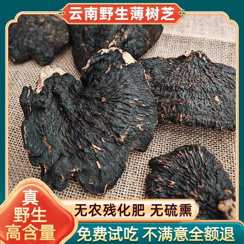 野生灵芝整朵可切片中药材泡酒