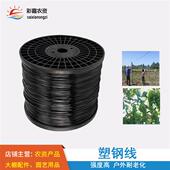 高强度塑钢线大棚线搭架子pet材料百香果搭棚爬藤绳子葡萄架拉线