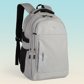 大容量女士双肩包时尚 男士 电脑背包休闲高中学生潮流书包多层口袋