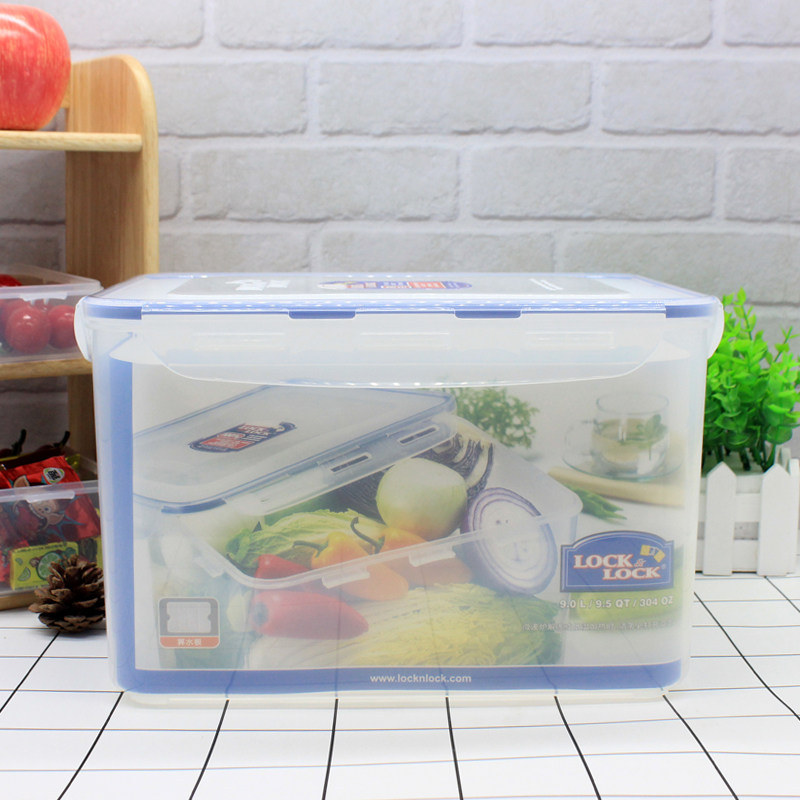 乐扣乐扣大容量塑料保鲜盒水果