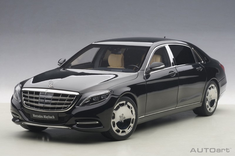 奥拓autoart 1:18 迈巴赫 s600 swb 奔驰s600 2015 仿真汽车模型