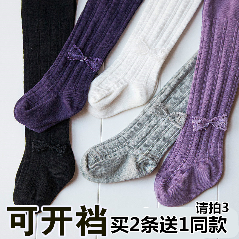 4小童1男女童女宝宝连裤袜春秋小女孩打底裤婴幼儿连脚2岁0-3-5岁|ruв категории Детская одежда, носки (детей в возрасте 0 - 16) - от Buy2taobao.com для оказания профессиональной услуги покупки агента Taobao