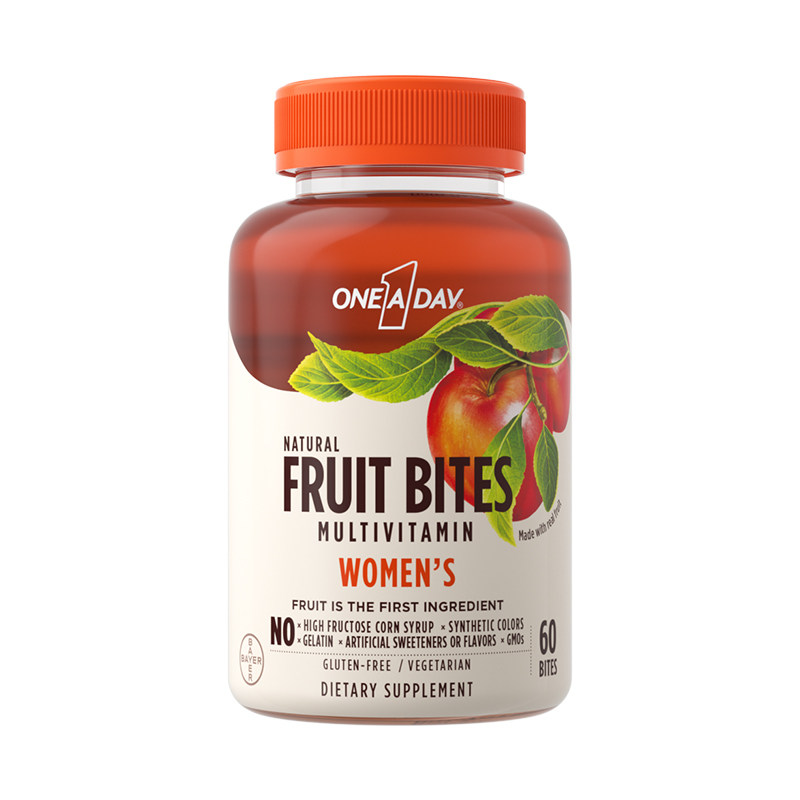 拜耳OneADay真果肉复合维生素软糖B族女多种综合营养【部分临期】