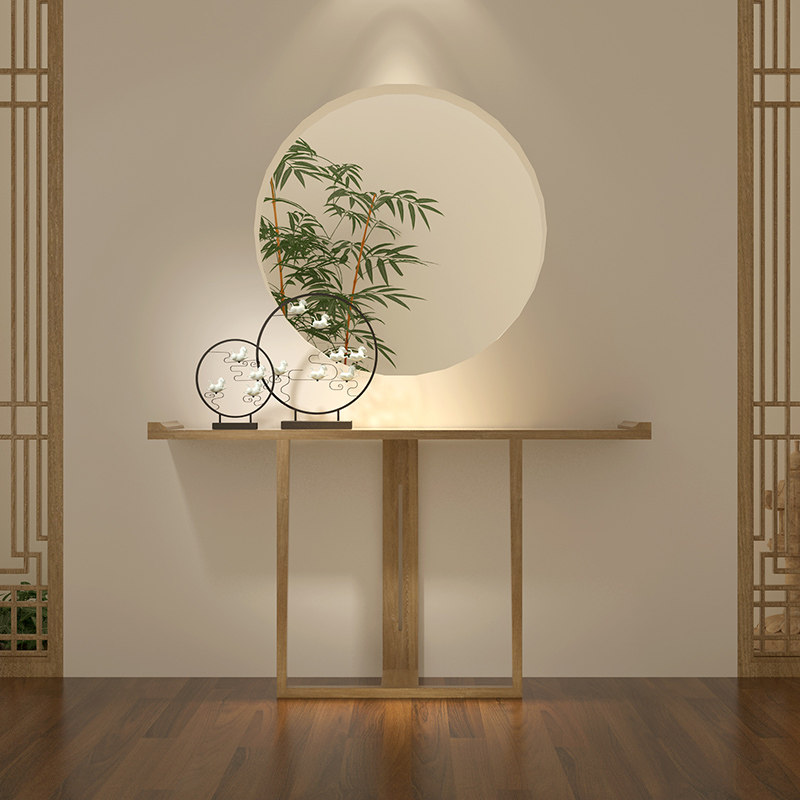 传风新中式实木条案玄关台现代供桌简约端景台酒店案几禅意玄关柜|msdalam kategori perabot kediaman, kes/kelas Taiwan, Rajah sempit - dari Buy2taobao.com untuk memberikan perkhidmatan ejen Taobao profesional membeli