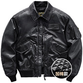 复古工装 VIP冬季 翻领机车皮衣棉服男加厚飞行员夹克宽松美式 外套