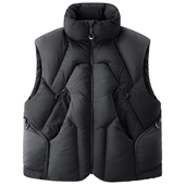 VIP潮牌解构情侣羽绒马甲男女冬季 加厚90白鸭绒防寒保暖背心外套