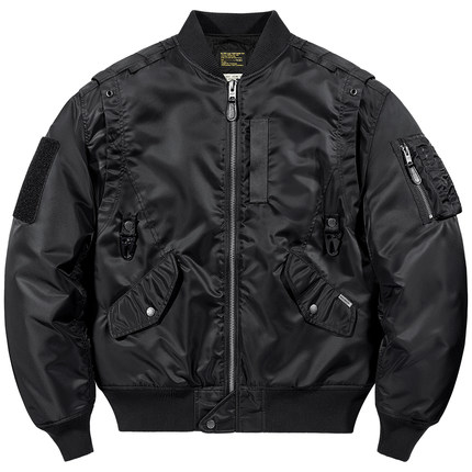 VIP设计感重磅棉服男冬季ma1飞行员夹克加厚美式工装棉衣潮牌外套