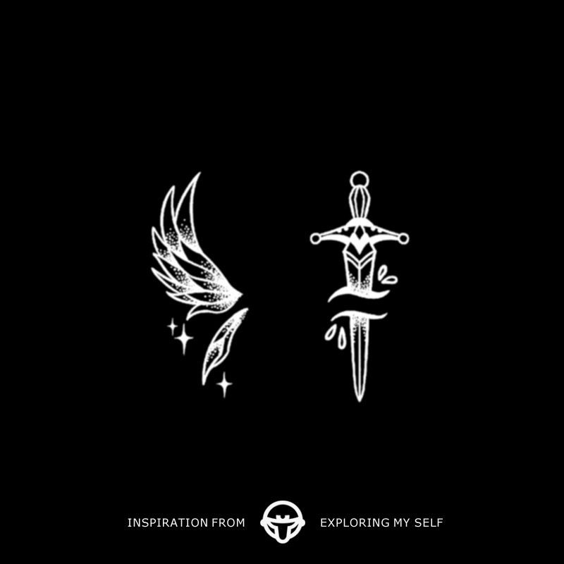 再变 耳羽潮酷小清新图案耳后款草本防水持久纹身贴个性果汁高级