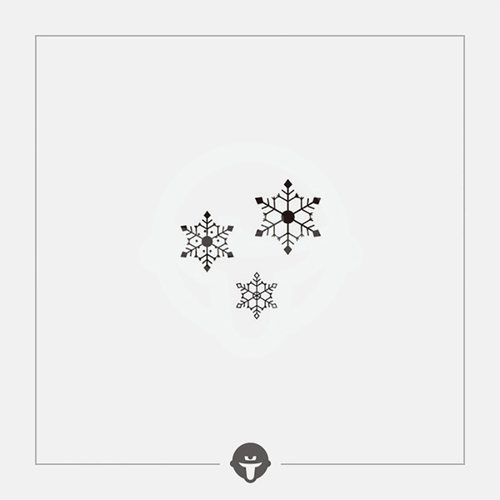 再变纹身贴雪花防水持久女文艺