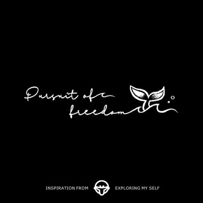 再变草本纹身贴追求自由英文女