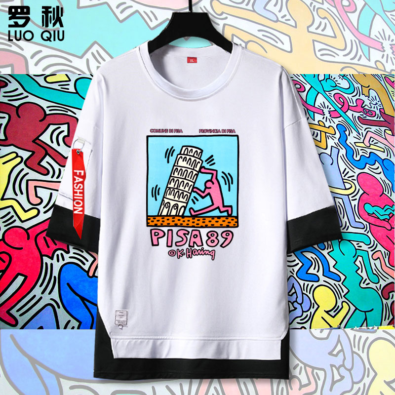 keithharing凯斯哈林联名五分袖