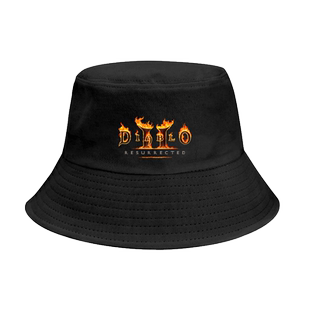 暗黑破坏神2重制版狱火重生游戏周边渔夫帽子男女遮阳帽防晒盆帽