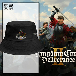 天国拯救2游戏周边亨利渔夫帽子男女盆帽户外旅游休闲防晒遮阳帽