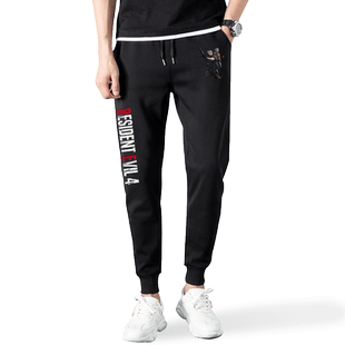 生化危机4重制版里昂游戏周边束小脚裤卫裤子男女休闲长裤运动裤