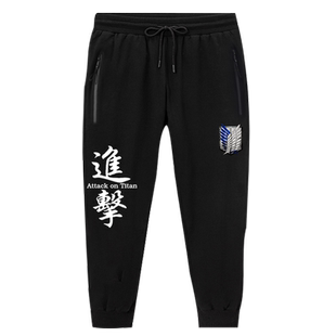 进击的周边巨人自由之翼调查兵团动漫周边七分裤子男女短裤休闲裤