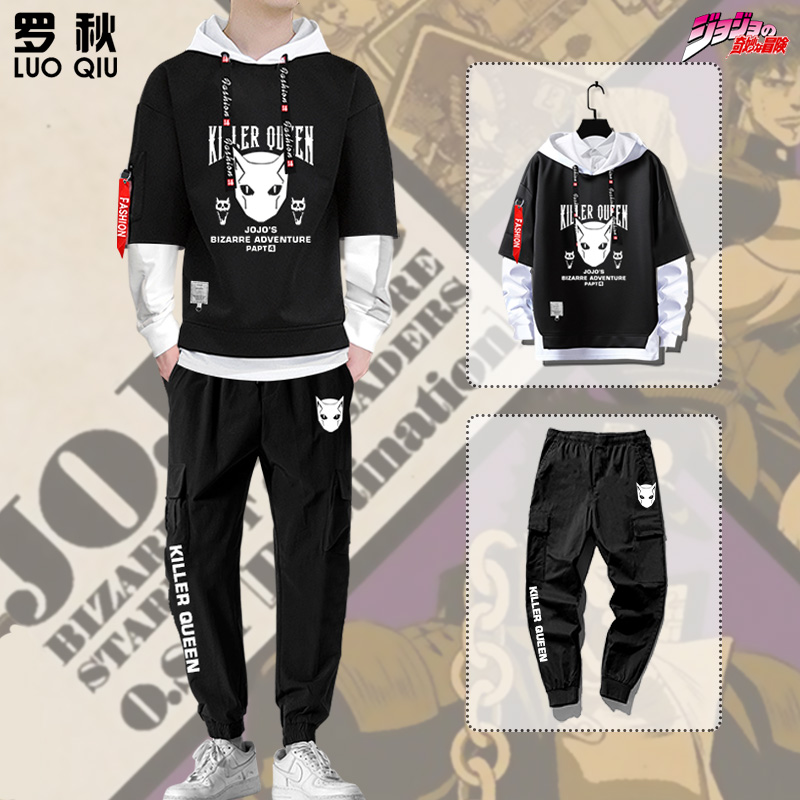 JOJO的奇妙冒险杀手皇后连帽卫衣